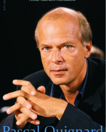 n° 976-977 - Pascal Quignard - août / septembre 2010